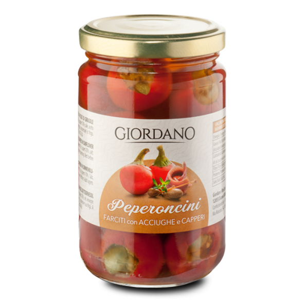  Piments farcis aux anchois et aux c�pres